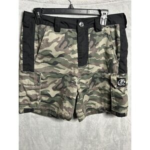 Half Evil 333 Belted camo shorts 30x32 cargo